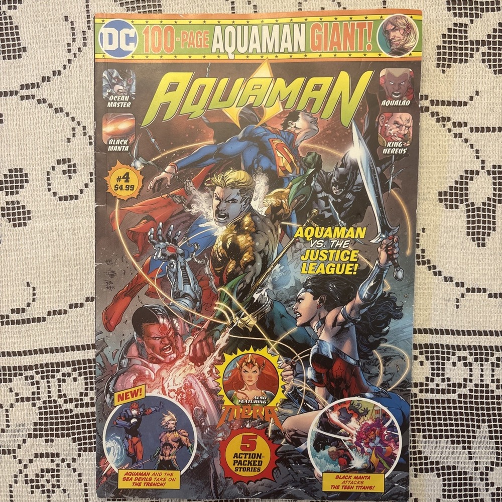 DC Aquaman Giant Comic Book #4         Five Stories